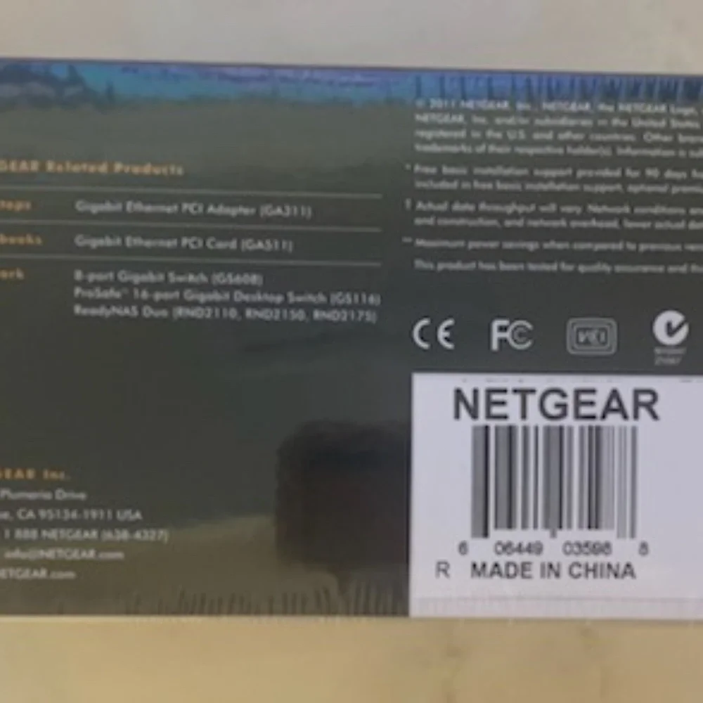 Netgear 5-Port Gigabit Ethernet switch GS605